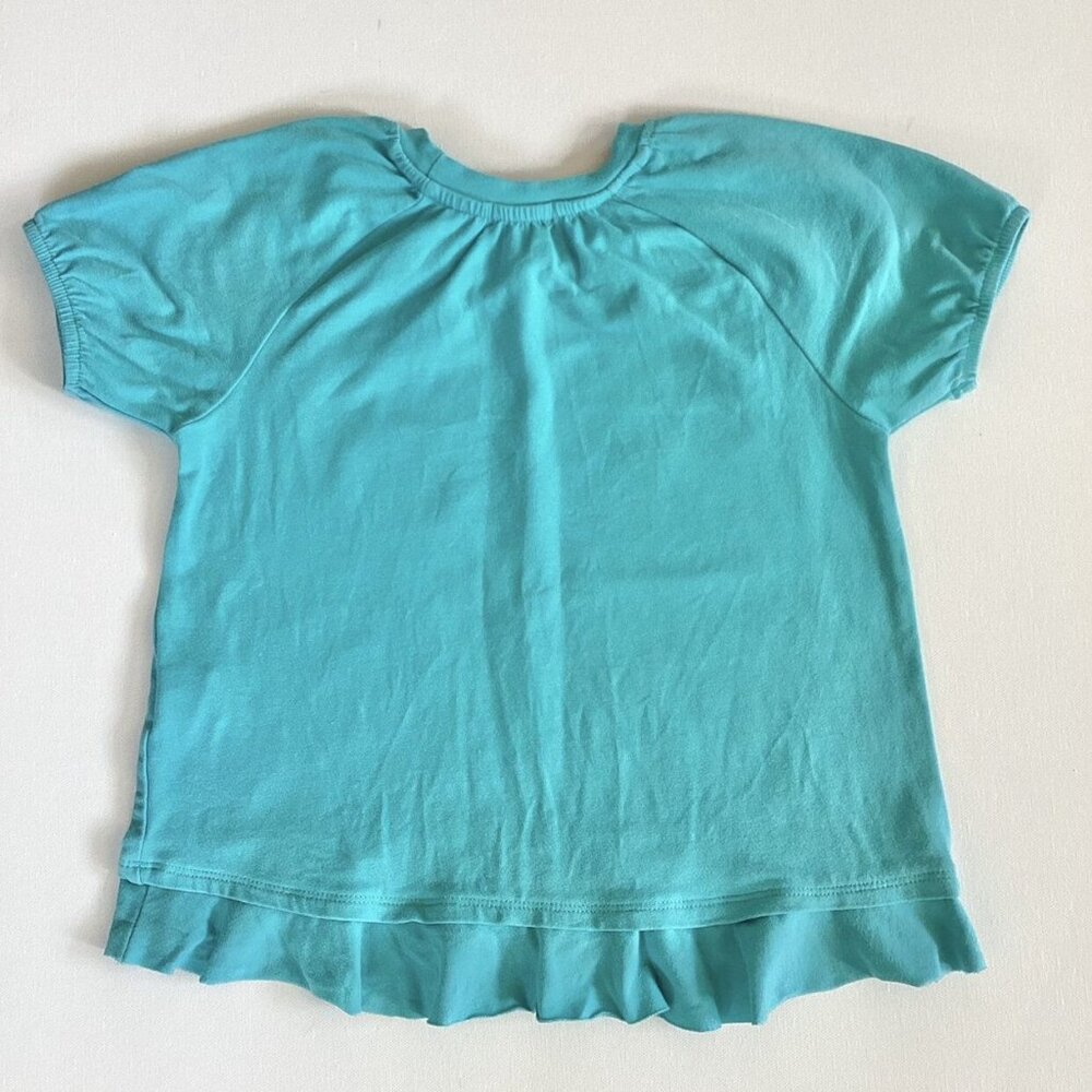 Art & Eden Aqua Ruffle Hem Top - Picture 5 of 5
